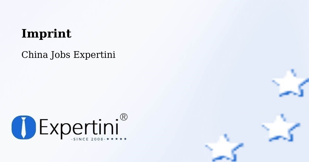 Imprint – Changzhou - China Jobs Expertini