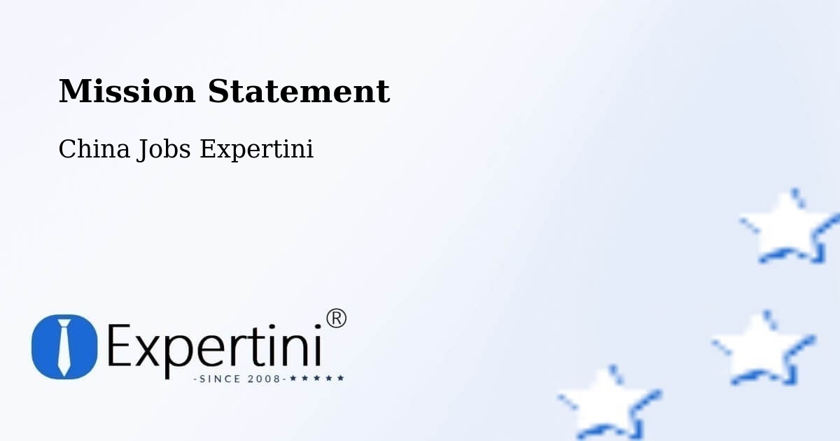 Corporate Mission – Changzhou - China Jobs Expertini